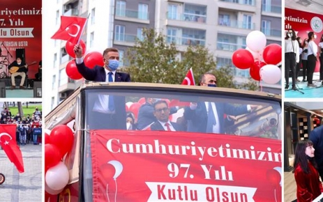 29 Ekim Cumhuriyet Bayramı, Gaziosmanpaşa Meydanı’nda coşkulu kutlandı.