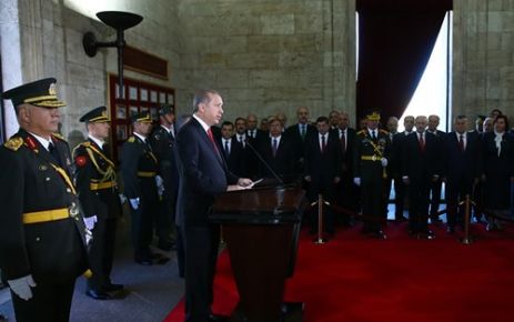 Cumhurbaşkanı Recep Tayyip Erdoğan, 30 Ağustos Zafer Bayramı’nın 93’üncü yıl