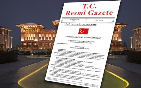 Cumhurbaşkanı Erdoğan'ın imzasıyla, Emniyet Müdürleri Kararnamesi Resmi Gazete’de yayımlandı.