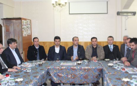 Adıyaman İli Sincik İlçesi Gönüllüler Derneğindeki yapılan toplantıya Milletvekili Cuma