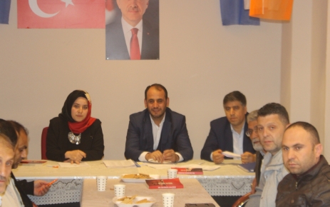 AK Parti Gaziosmanpaşa ilçe başkanlığı/ Mevlana Mahalle Teşkilatı haftalık olağan
