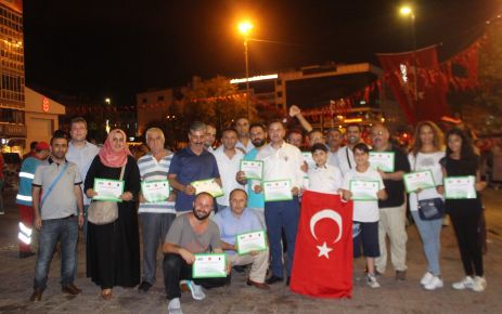 AK Parti Gaziosmanpaşa ilçe başkanlığı Mevlana Mahalle teşkilatı vatan nöbetinde