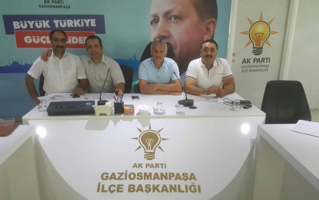AK Parti Gaziosmanpaşa ilçe başkanlığı/Mevlana Mahalle Başkanı Yusuf Polat “Partimize