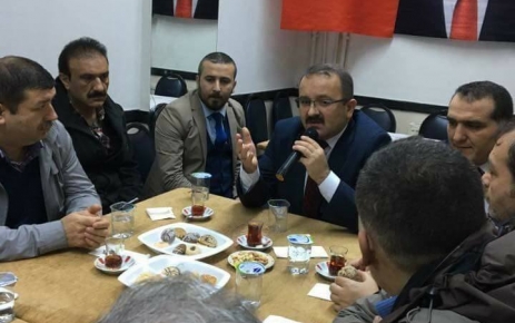 AK Parti Gaziosmanpaşa İlçe Başkan ve yardımcıları Siirt Dolu Harman