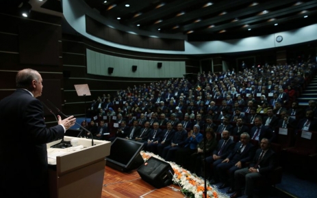 Cumhurbaşkanı Recep Tayyip Erdoğan, Genel Merkez’de düzenlenen Genişletilmiş İl Başkanları