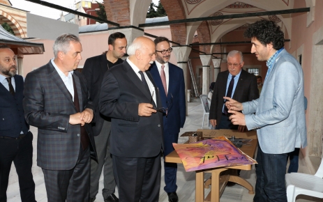 Kültür Bakanı Nabi Avcı, Eyüp Belediye Başkanı Remzi Aydın ve
