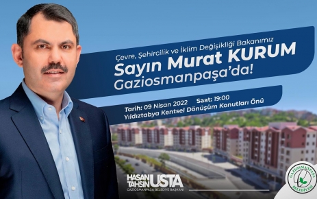Gaziosmanpaşa Belediye Başkanı Hasan Tahsin Usta " Çevre ve Şehircilik