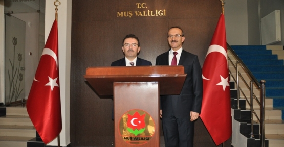 İçişleri Bakanı Selami Altınok,Muş Valiliğini ziyaret etti.