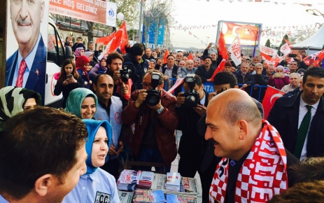 İçişleri Bakanı Süleyman Soylu,Sultangazi AK Parti  Kadın Kollarının çalışmalarına