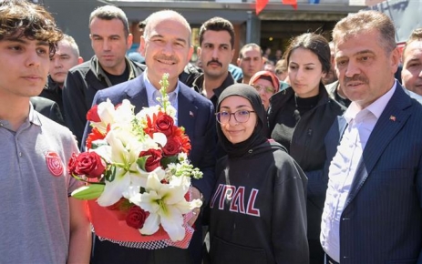 İçişleri Bakanı Süleyman Soylu, Vefa Poyraz Anadolu Lisesi açılış töreninde