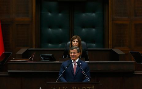 AK Parti Genel Başkanı ve Başbakan Ahmet Davutoğlu, TBMM Grubu'nda