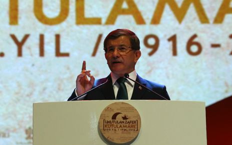 Başbakan Davutoğlu, "Kut'ül Amare Zaferi, çöküşün başladığı, umutsuzluğun yaygınlaştığı bir