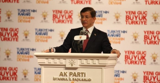 Başbakan Ahmet Davutoğlu İstanbul AK Parti il başkanlığı istişare toplantısına