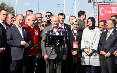 Başbakan Binali Yıldırım, kanıyla, canıyla gerektiğinde bu ülke ve millet