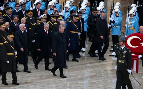 Cumhuriyetin ilanının 93. yıl dönümünde Cumhurbaşkanı Recep Tayyip Erdoğan başkanlığındaki