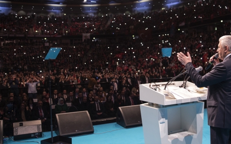 Başbakan Binali Yıldırım, AK Parti Avrupa Seçim Koordinasyon Merkezi tarafından