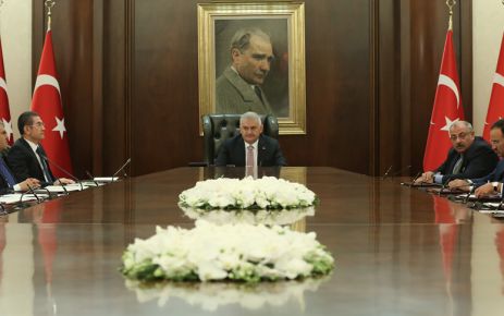 Başbakan Binali Yıldırım, Çankaya Köşkü'nde düzenlenen "65. Hükümeti̇n İlk Yüz