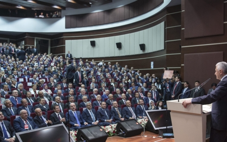 Başbakan Binali Yıldırım, AK Parti Genel Merkezi'nde düzenlenen Cumhurbaşkanı Recep