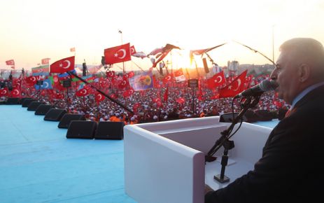 AK Parti Genel Başkanı ve Başbakan Binali Yıldırım, "Çanakkale'de, Kurtuluş