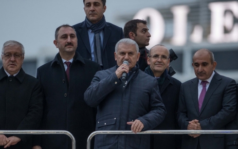 Başbakan Binali Yıldırım, "Önemli bir müjde veriyorum, ilk defa burada