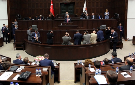 AK Parti Genel Başkanı ve Başbakan Binali Yıldırım, TBMM Grup