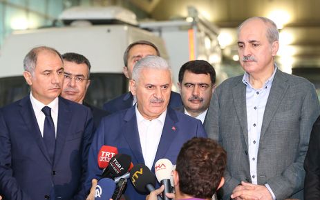 Başbakan Binali Yıldırım, Atatürk Havalimanı'ndaki terör saldırısına ilişkin, "Terörün küresel