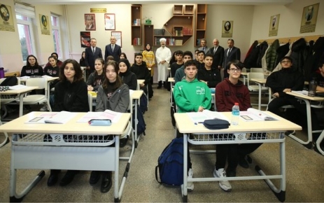 Başkan Ali Erbaş Mevlana’da Diyanet İşleri Başkanı Ali Erbaş " Gaziosmanpaşa Mevlana Anadolu Lisesini