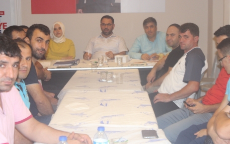 AK Parti Mevlana Mahalle Başkanı Bayram Korkmaz” Devlet Başkanı Reisimiz