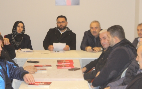 AK Parti Mevlana Mahalle  Başkanı Bayram Korkmaz “Toplantımız hayırlara