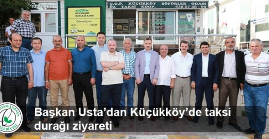 Gaziosmanpaşa Belediye Başkanı Hasan Tahsin Usta,belediye hizmetlerinin  takibini yaparak