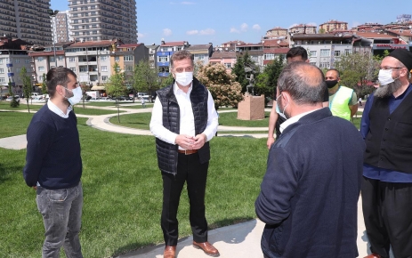 Gaziosmanpaşa Belediye Başkanı Hasan Tahsin Usta "Mevlana Mahallesi Fetih Parkı'nı