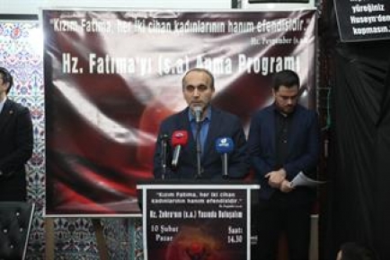 Arnavutköy, Fatıma-tüz Zehra Camii'nde Hz. Fatıma (r.a.)'yı anma programı gerçekleştirildi.