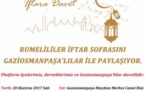 Rumeliler Dernek Başkanı Nurgün Güngören "Gaziosmanpaşalılar 20 Haziran Salı günü