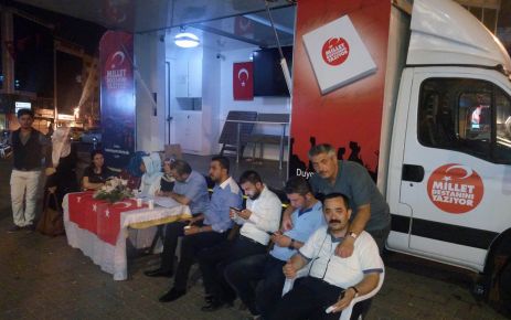 AK Parti Gaziosmanpaşa İlçe Başkanı Şahin Pirdal, 15 Temmuz akşamı