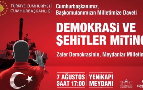 AK Parti Gaziosmanpaşa İlçe Başkanı Şahin Pirdal "Şehitlerimiz,demokrasimiz için milletçe