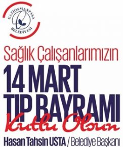Gaziosmanpaşa Belediye Başkanı Hasan Tahsin Usta, yayınladığı mesajla çalışanlarının 14