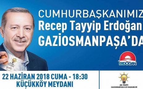 Gaziosmanpaşa Belediye Başkanı Hasan Tahsin Usta "Cumhurbaşkanımız Sayın Recep Tayyip