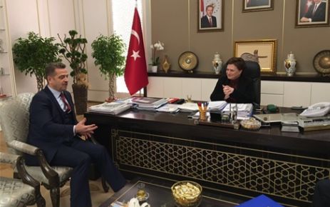 Gaziosmanpaşa Belediye Başkanı Hasan Tahsin  Usta,Çevre ve Şehircilik Bakanı