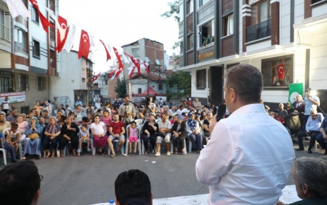 Gaziosmanpaşa Belediye Başkanı Hasan Tahsin Usta, Merkez Mahallesinde seçim startı