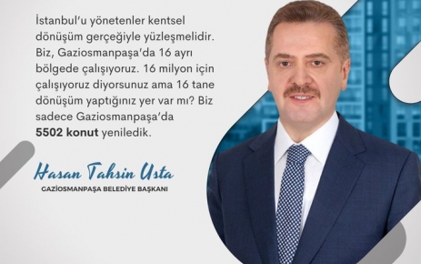 Gaziosmanpaşa Belediye Başkanı Hasan Tahsin Usta,  İBB Meclisi'nde İstanbul'a