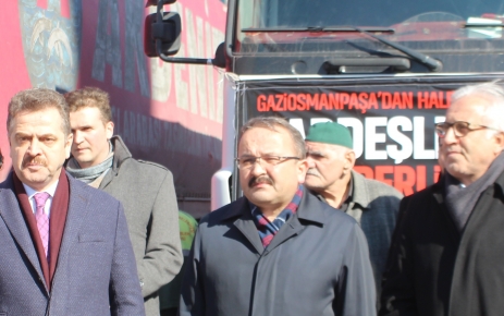  Gaziosmanpaşa Belediye Başkanı Hasan Tahsin Usta  "Kardeşlerimize yardımlarımız