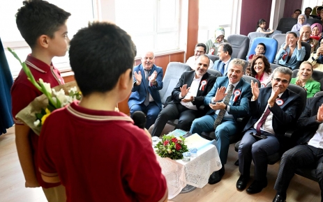 Belediye başkanı ve ilçe başkanı birlikte 2023- 2024 eğitim öğretim