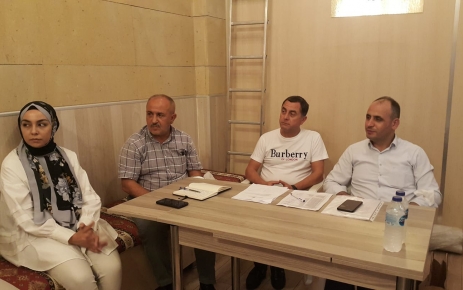 AK Parti Mevlana mahalle teşkilat toplantısı başkanlar Yusuf Polat,Halil Miroğlu