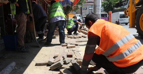 Eyüp Belediyesi Fen İşleri Müdürlüğü mahalle ve sokaklarda çalışmalarına son