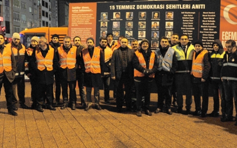 Gaziosmanpaşa Belediyesi ekipleri, İstanbul Büyükşehir Belediyesi ekipleri ile birlikte ilçede