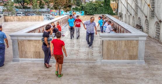 Gaziosmanpaşa Belediye Başkanı Hasan Tahsin Usta, Küçükköy Merkez Camii Şadırvanını