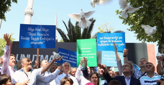 Eyüp Belediyesi Sırbistan’da katledilen Boşnakları andı. 
