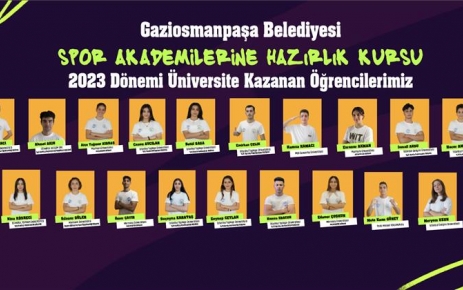 Beden Eğitimi ve Spor Yüksekokulu (BESYO) sınavlarına, Gaziosmanpaşa Belediyesi Spor