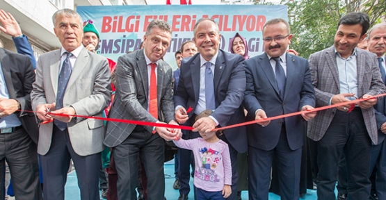 Gaziosmanpaşa Belediyesi, Merkez Mahallesi’nde yapımı tamamlanan Tikveşli Bilgi Evini 