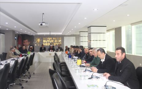 Birim başkanları toplanıyor AK Parti Gaziosmanpaşa ilçe başkanlığı birim başkanları mahalle teşkilatı birim